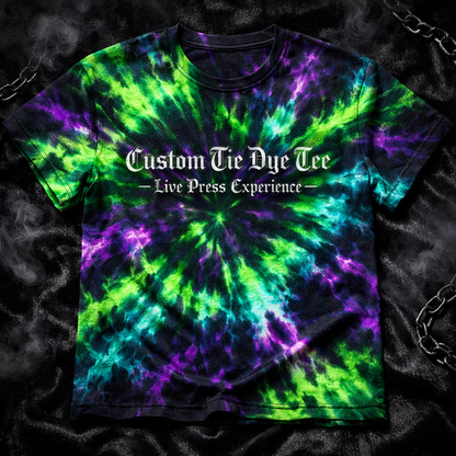 Custom Tie Dye Tee – Live Experience