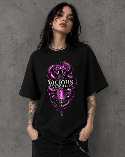 Vicious Venom Co Logo Graphic Tee