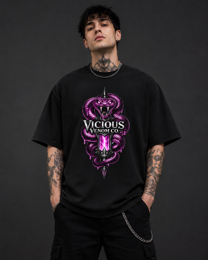 Vicious Venom Co Logo Graphic Tee