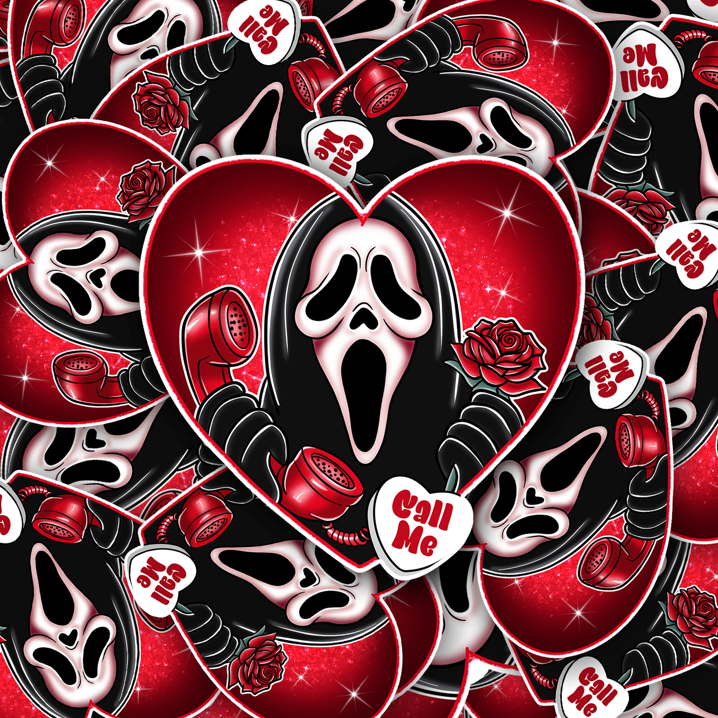 Ghost Heart Sticker