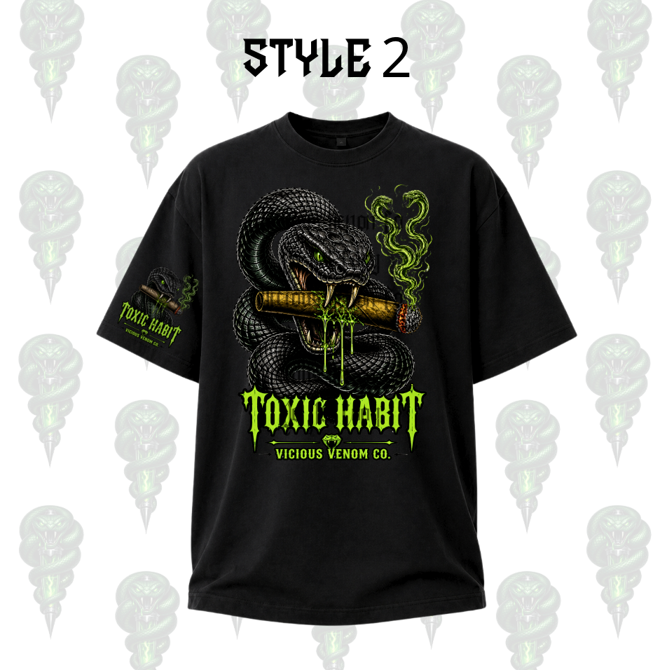 Toxic Habit Snake Graphic Tee
