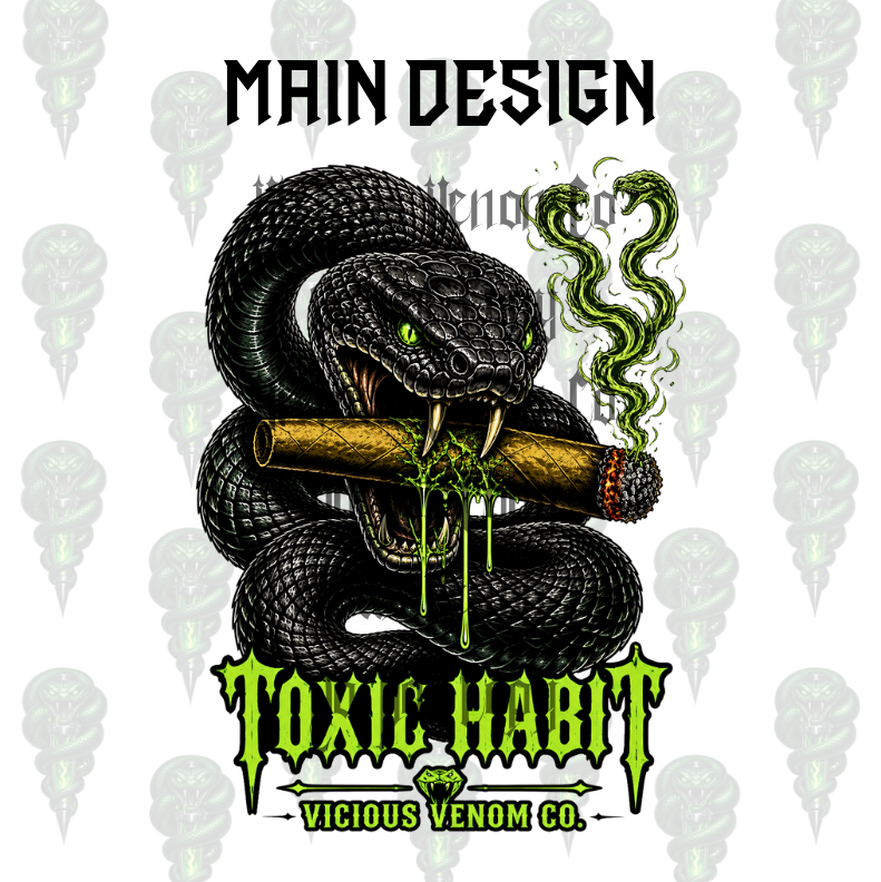 Toxic Habit Snake Graphic Tee