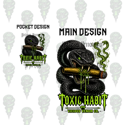 Toxic Habit Snake Graphic Tee