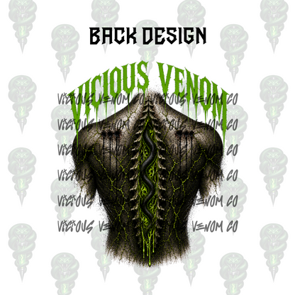 Venom Spine Injection Tee – Front & Back Graphic