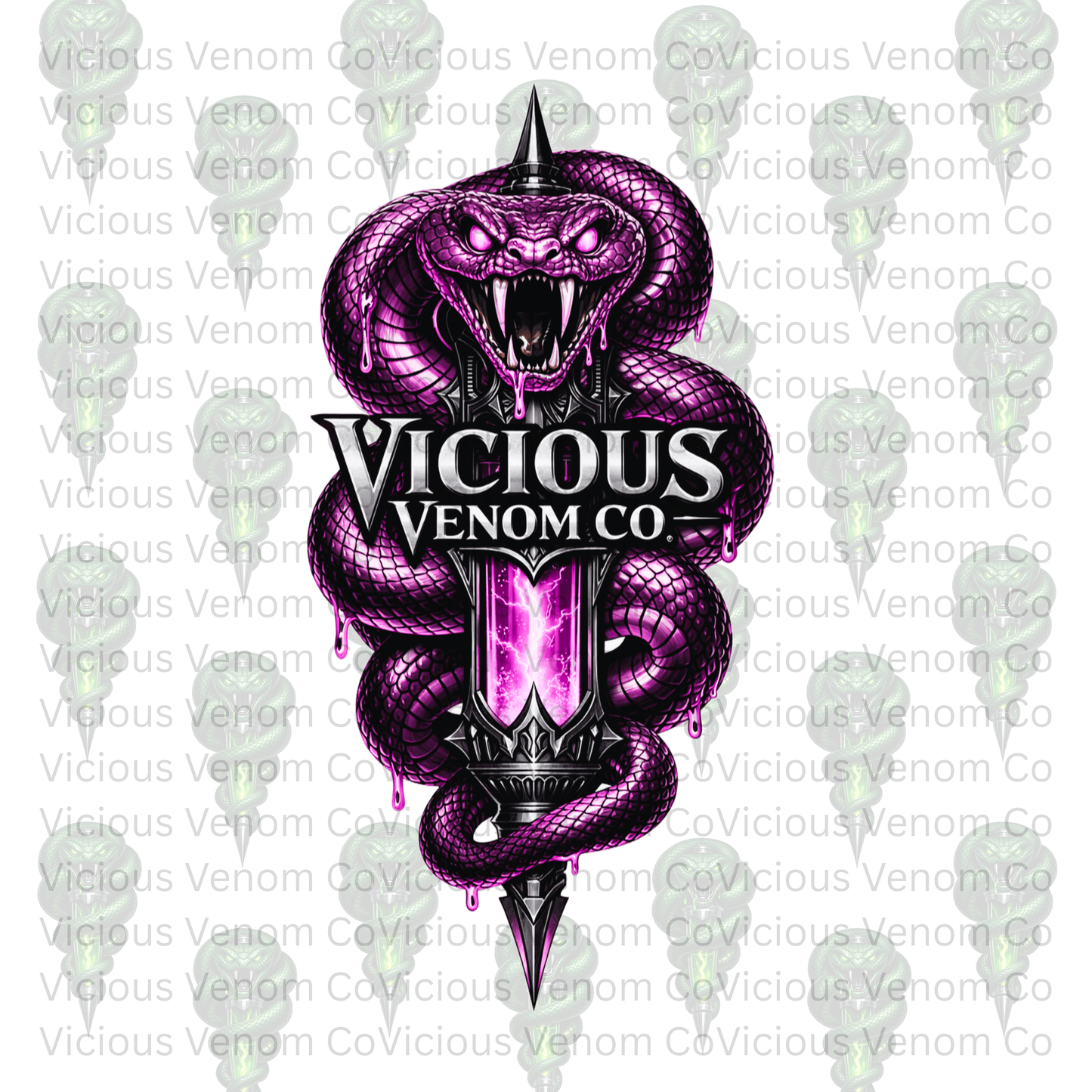 Vicious Venom Co Logo Graphic Tee