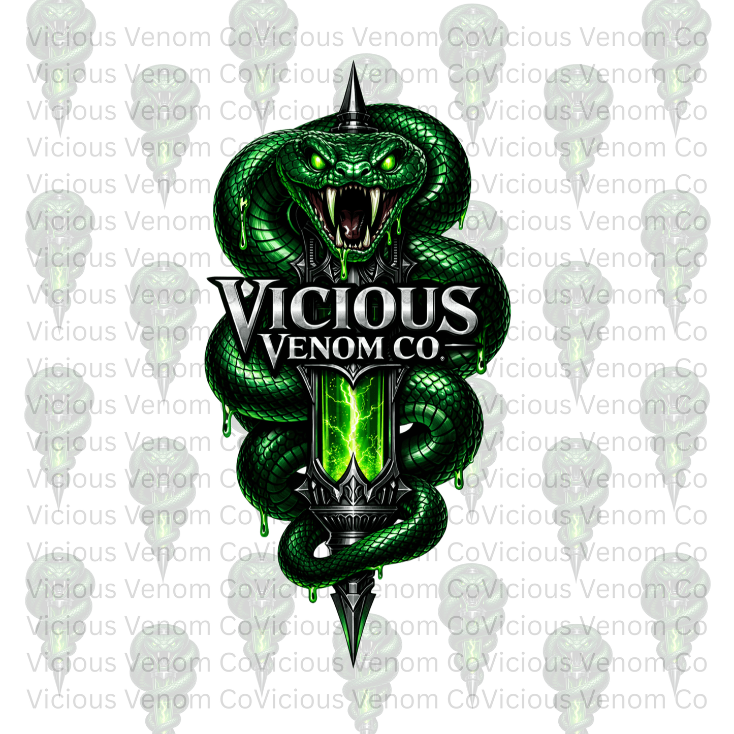 Vicious Venom Co Logo Graphic Tee