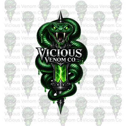 Vicious Venom Co Logo Graphic Tee