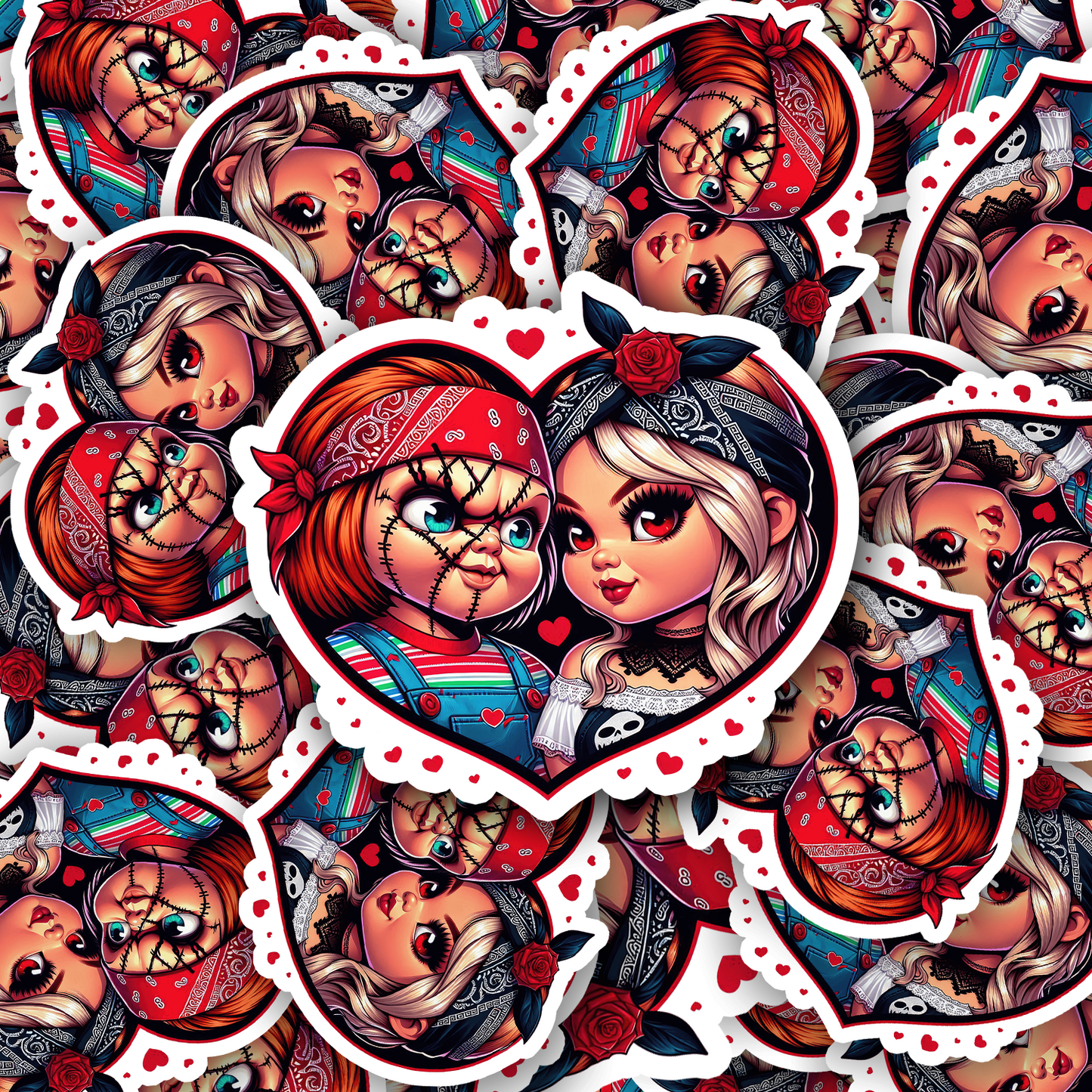 Bandana Doll Lovers Vinyl Waterproof Sticker